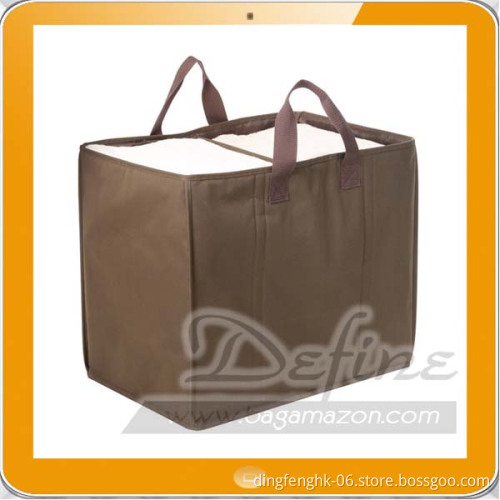 2 Compartment Laundry Hamper with Reinforced Carry Handles
